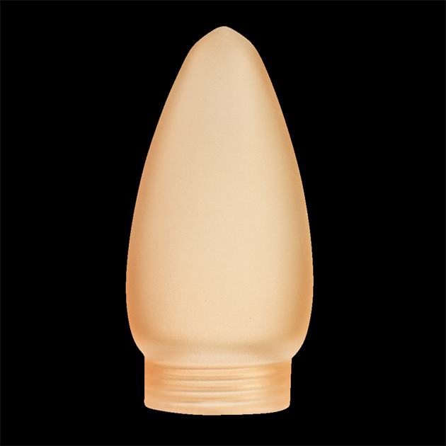 Flame kronljus glas 21,5mm gänga